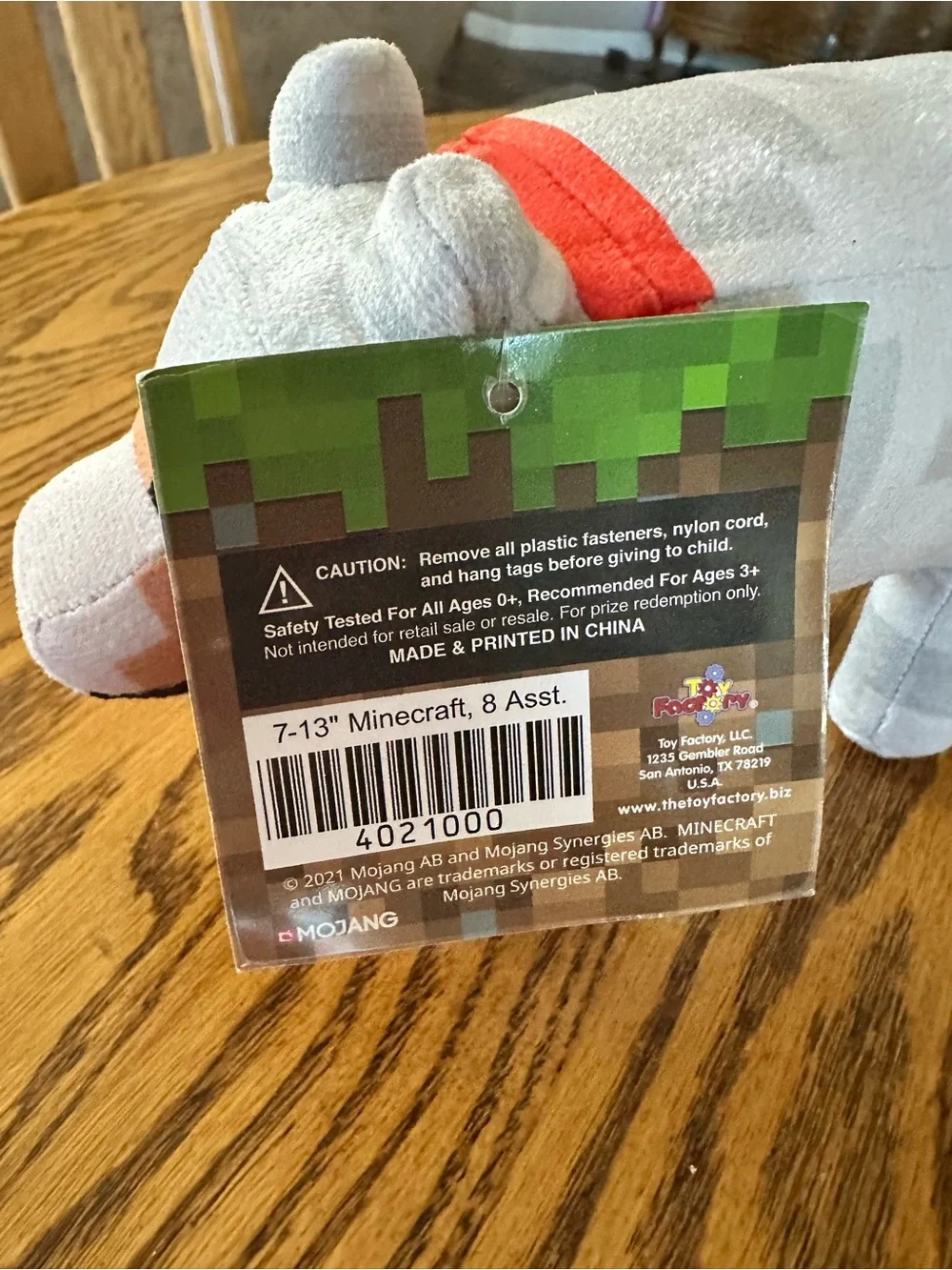New Minecraft 8” Stuffed Animal